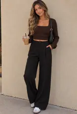 timing High Waist Wide Leg Trousers