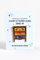 kingdom of threads Feyre's Dresser Enamel ACOTAR Pin