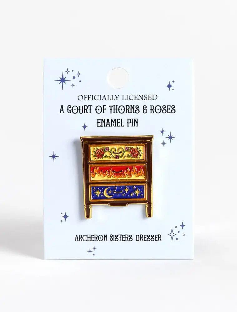 kingdom of threads Feyre's Dresser Enamel ACOTAR Pin