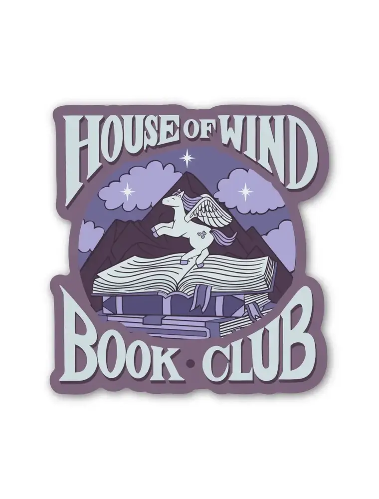 kingdom of threads House of Wind Book Club ACOTAR Sticker