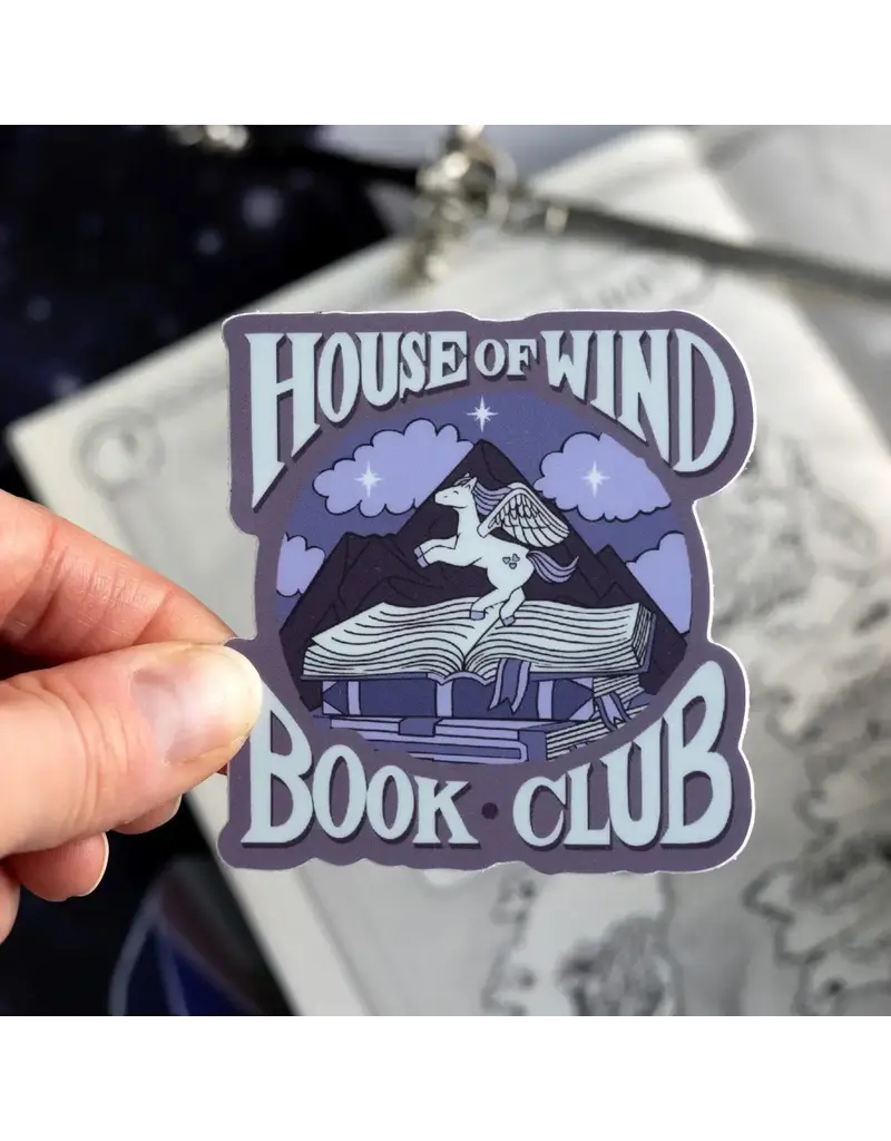 kingdom of threads House of Wind Book Club ACOTAR Sticker