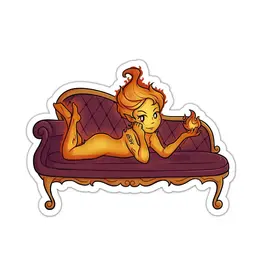 kingdom of threads Lehabah On Divan Crescent City Sticker