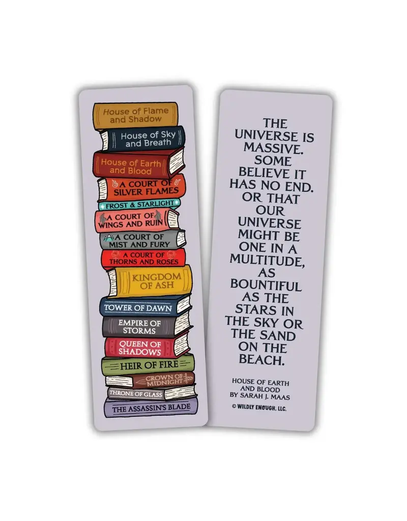 kingdom of threads Sarah J Maass Book Stack Bookmark