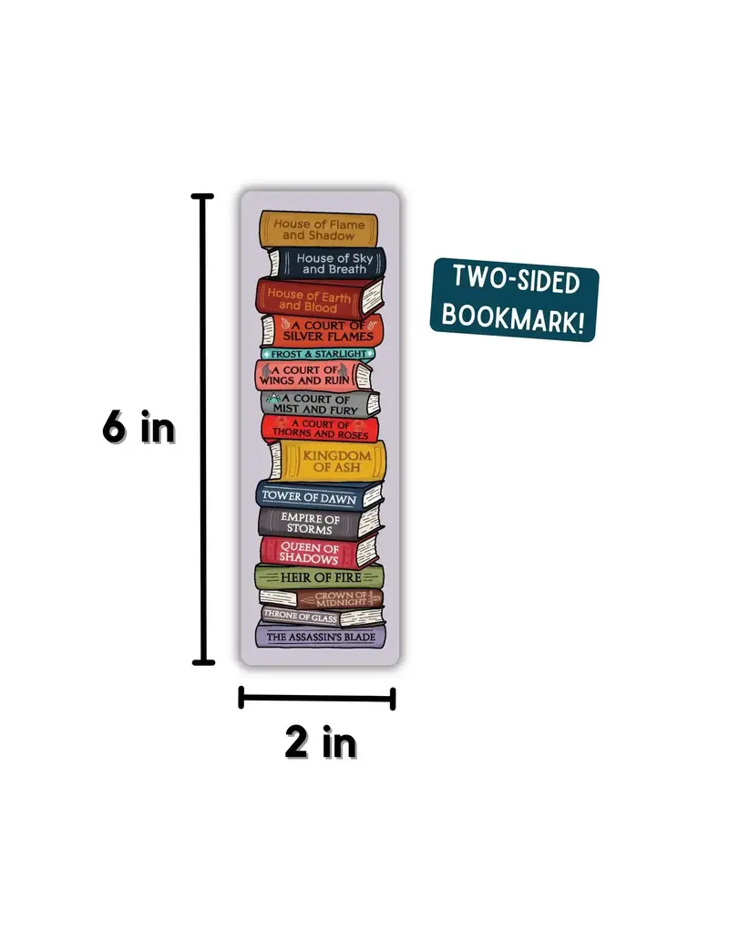 kingdom of threads Sarah J Maass Book Stack Bookmark