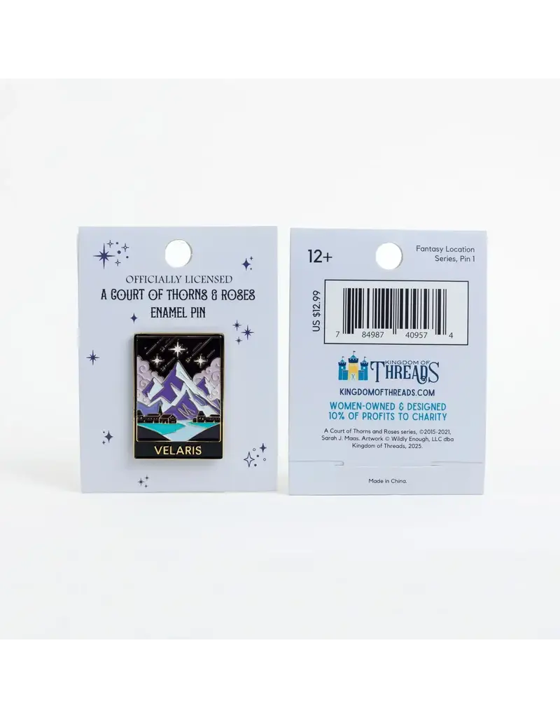 kingdom of threads Velaris Destination ACOTAR Enamel Pin