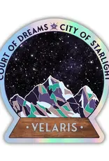 kingdom of threads Velaris Star Globe Holo ACOTAR Sticker