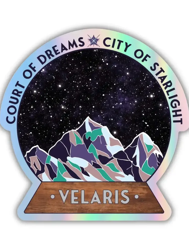 kingdom of threads Velaris Star Globe Holo ACOTAR Sticker