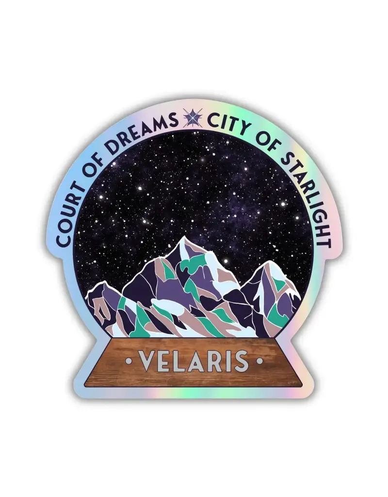 kingdom of threads Velaris Star Globe Holo ACOTAR Sticker