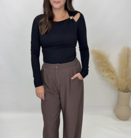 Sunday Edition Alara Cutout Knit Top