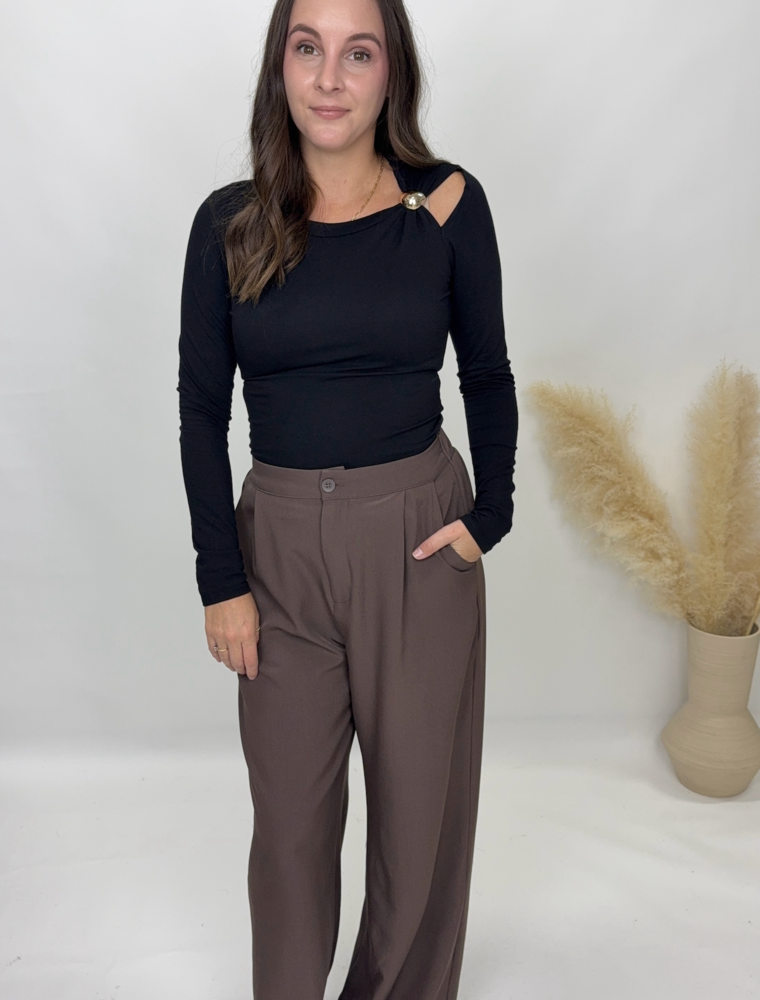 Sunday Edition Alara Cutout Knit Top