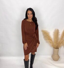 Sunday Edition Mia Faux Wrap Mini Dress