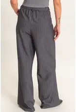 hf Pinstripe Wide Leg Trousers