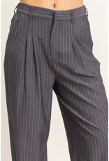 hf Pinstripe Wide Leg Trousers