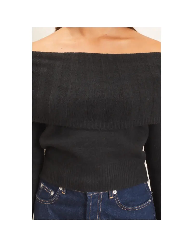 hf Off Shoulder Sweater