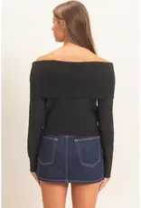 hf Off Shoulder Sweater