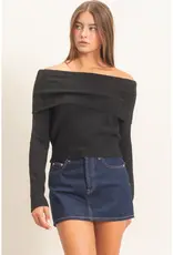 hf Off Shoulder Sweater