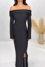hf Off Shoulder Maxi Dress