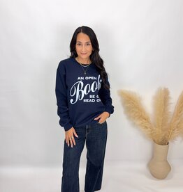 Friday + Saturday Open Book Sweatshirt