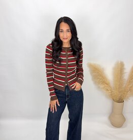 pg Kadie Striped Button Down