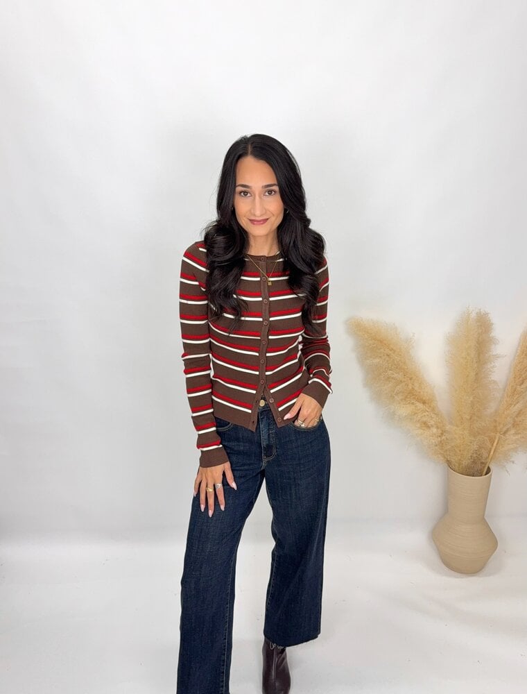 pg Kadie Striped Button Down