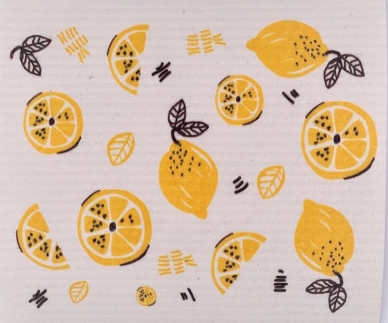 HSCo HSCO Swedish Dishcloth -  When Life Gives You Lemons