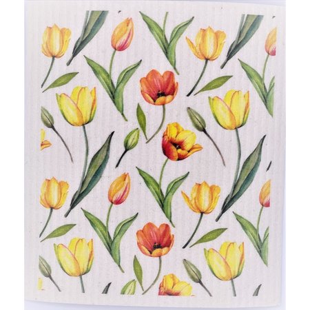 HSCo HSCO Swedish Dishcloth -  Tulips