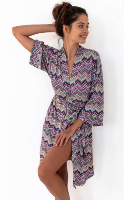 Sensis Zigzag Dressing Gown