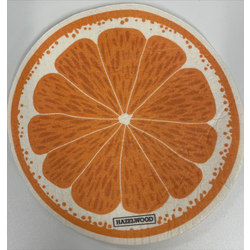 HSCo Round Swedish Dishcloth Orange  Slice
