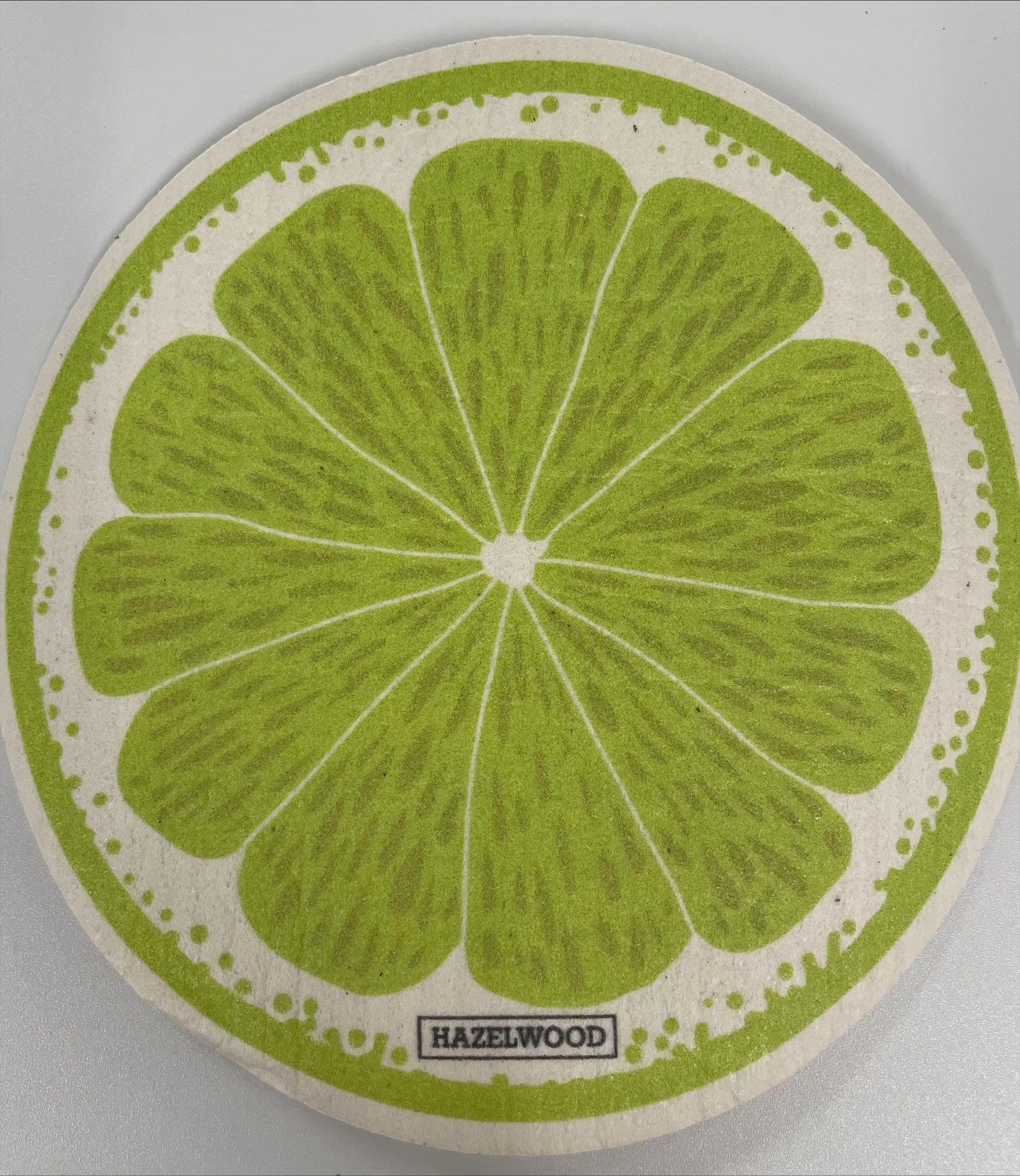 HSCo Round Swedish Dishcloth Lemon Slice