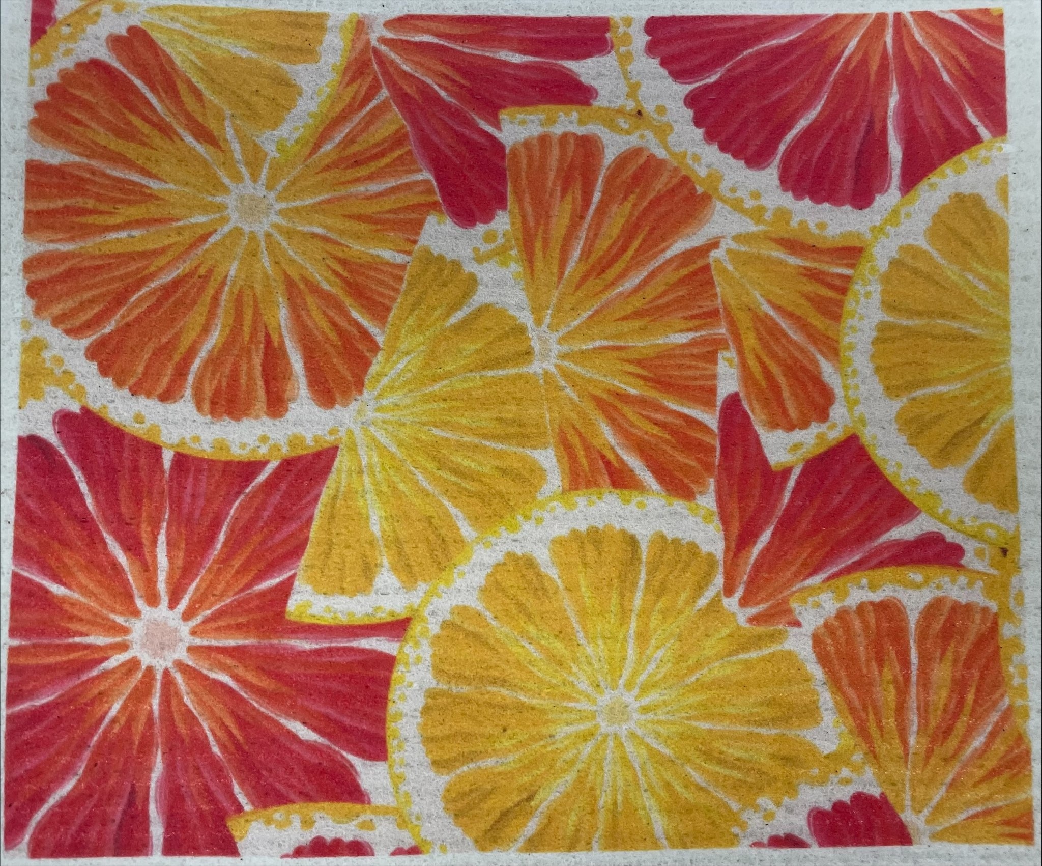 HSCo Swedish Dishcloth Oranges