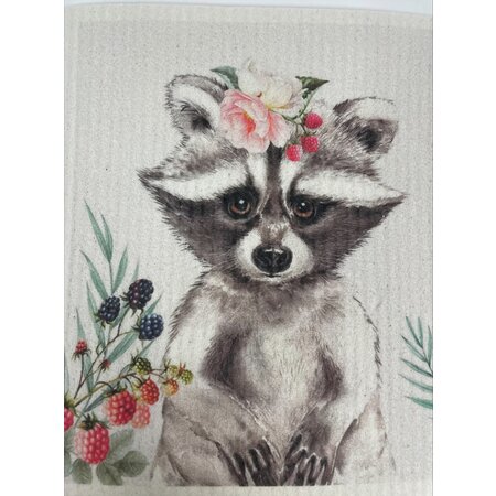 HSCo Swedish Dishcloth Raccoon