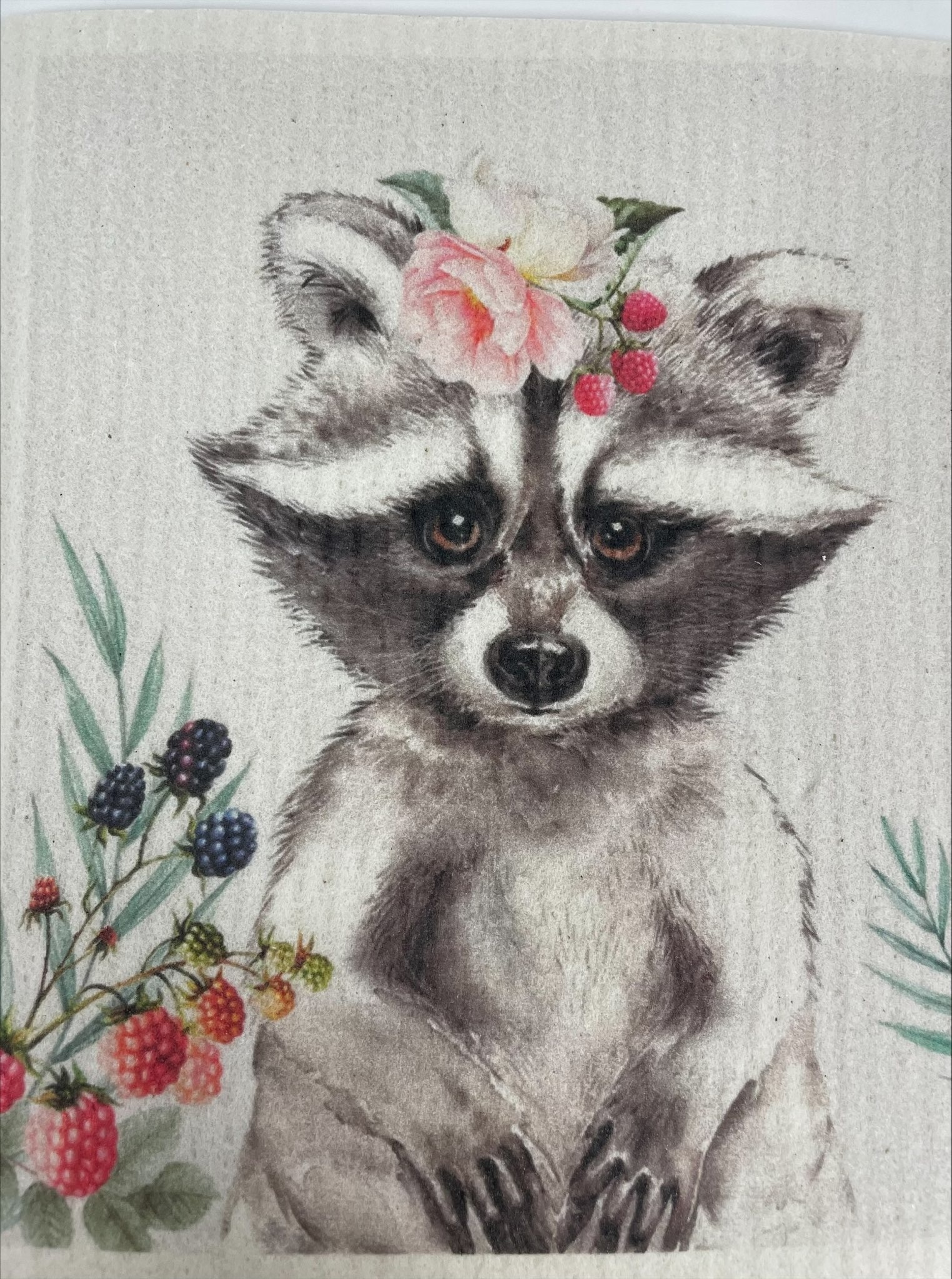 HSCo Swedish Dishcloth Raccoon