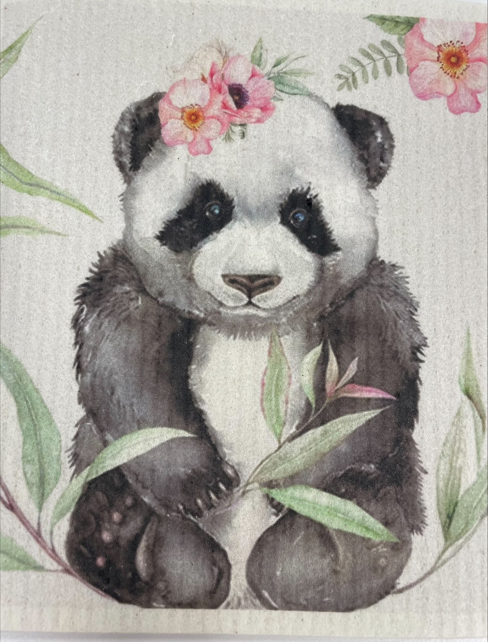 HSCo Swedish Dishcloth Panda