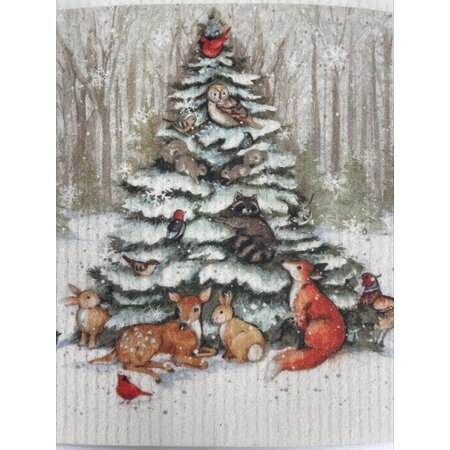 HSCo Swedish Dishcloth Christmas Wonderland