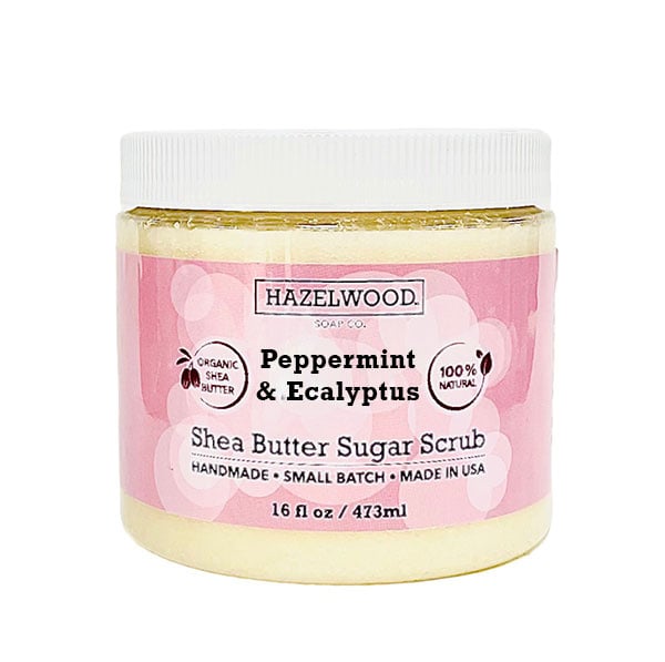 HSCo Peppermint & Eucalyptus Shea Butter Sugar Scrub