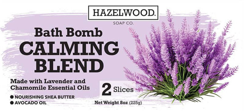 HSCo Calming Blend - Bath Bomb Slices