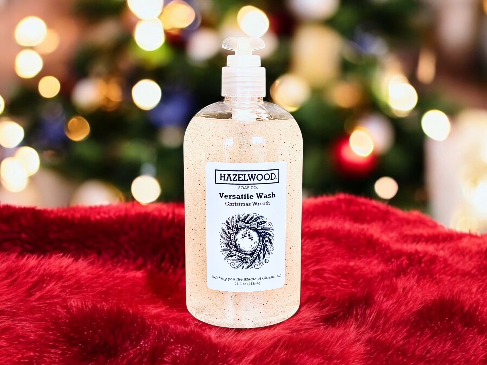 HSCo Versatile Wash 16oz Christmas Wreath