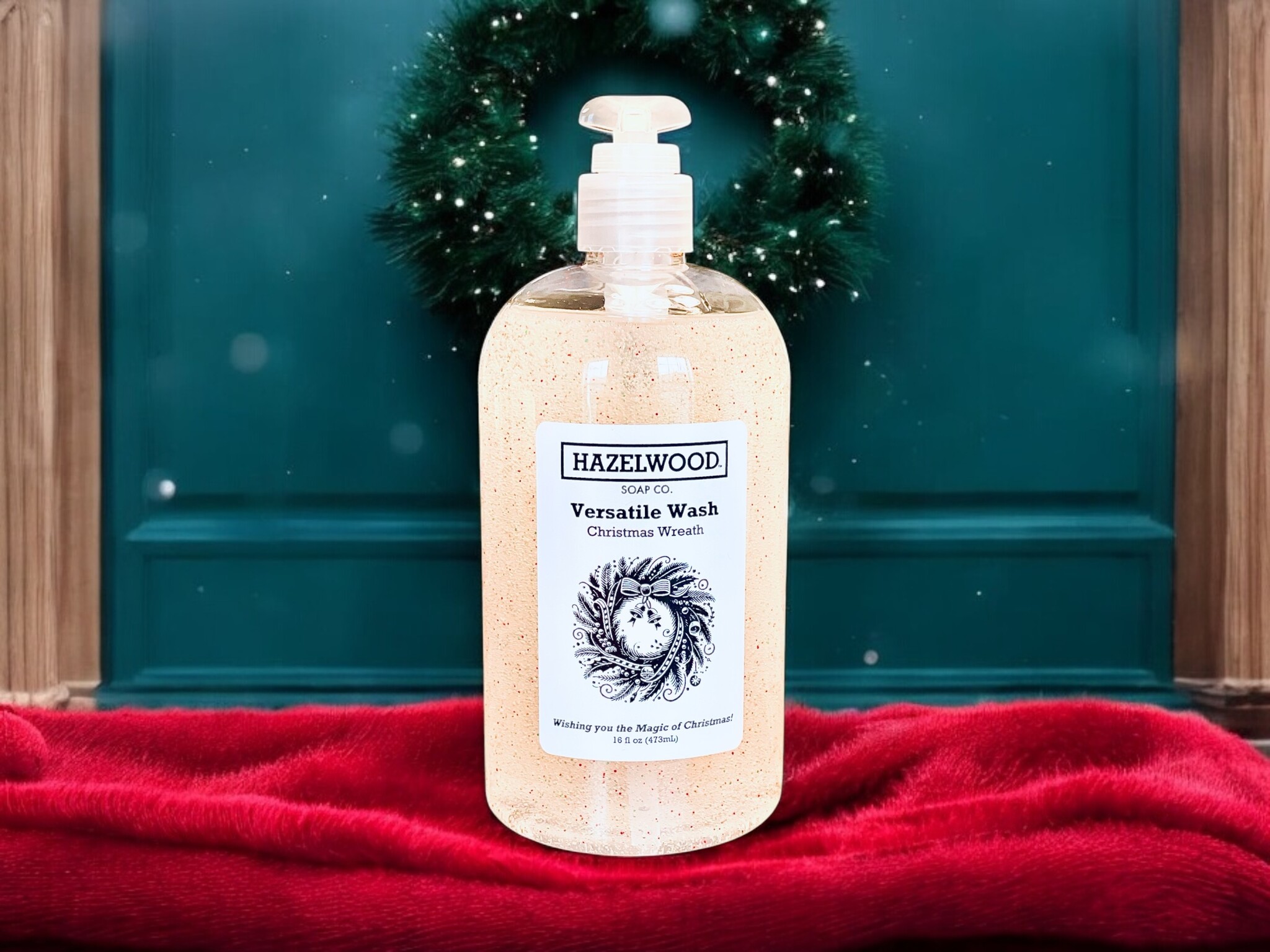 HSCo Versatile Wash 16oz Christmas Wreath