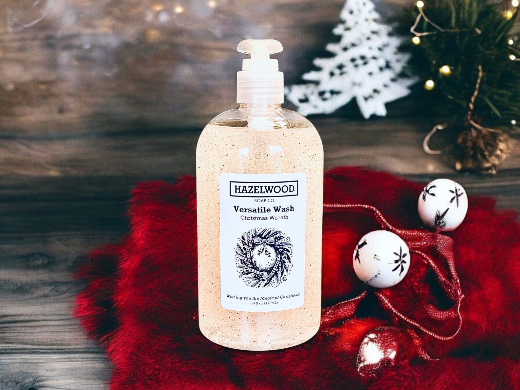 HSCo Versatile Wash 16oz Christmas Wreath