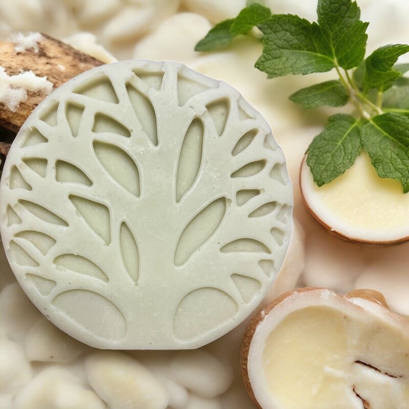 HSCo Glow & Shine Bar Soap - Fresh Mint