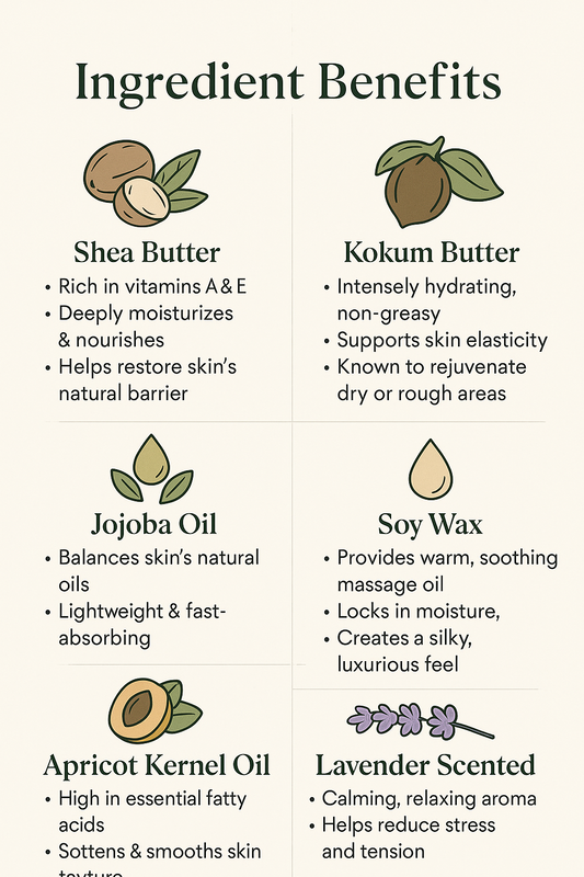 HSCo Soy Wax Shea Butter Massage Candle