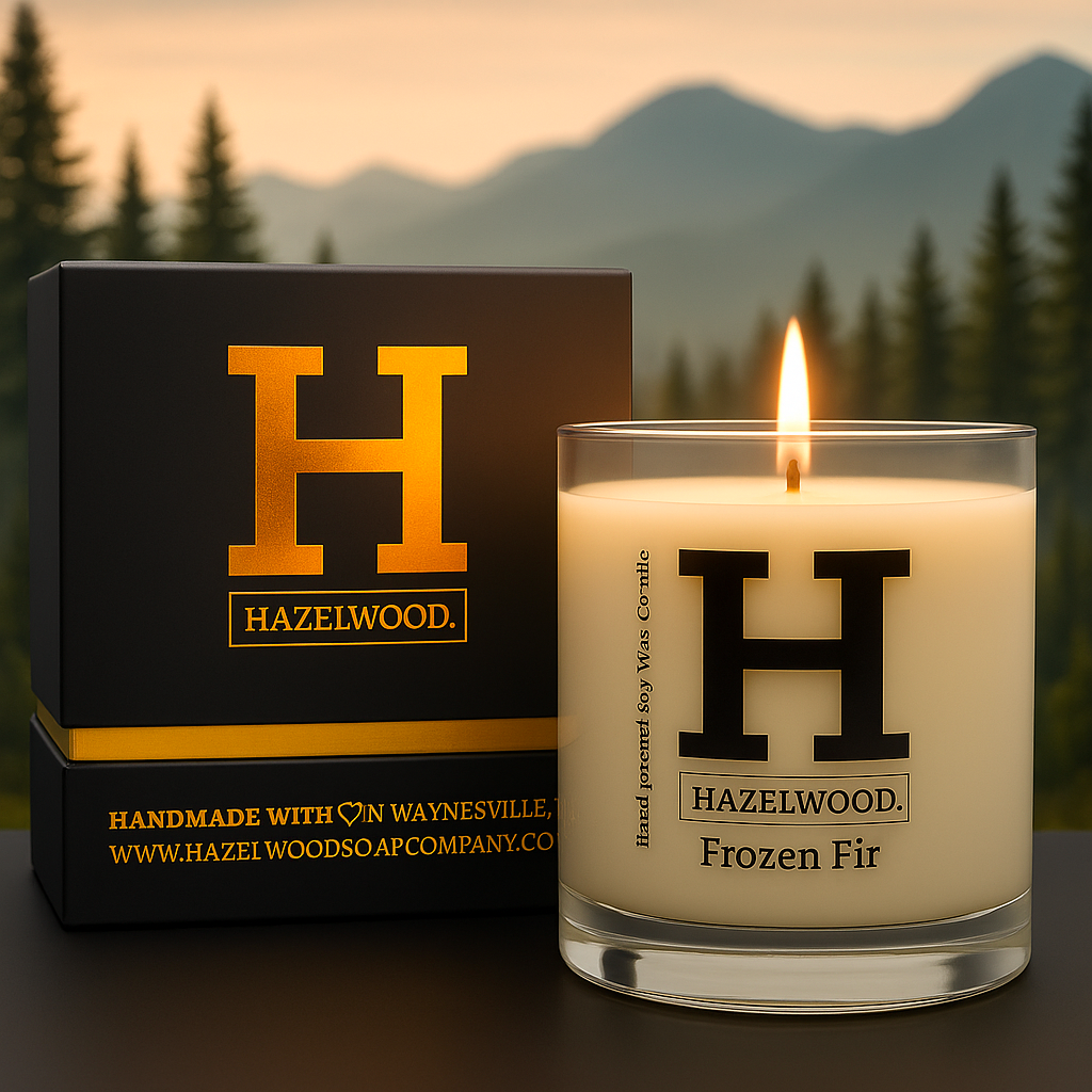 HSCo Frozen Fir Soy Wax Candle (Frasier Fir)