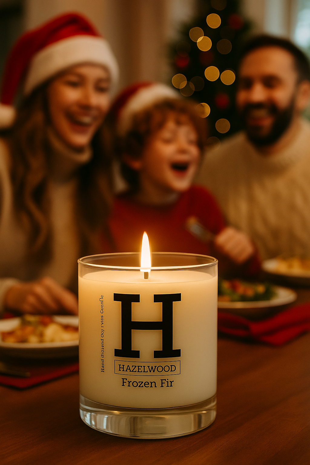 HSCo Frozen Fir Soy Wax Candle (Frasier Fir)