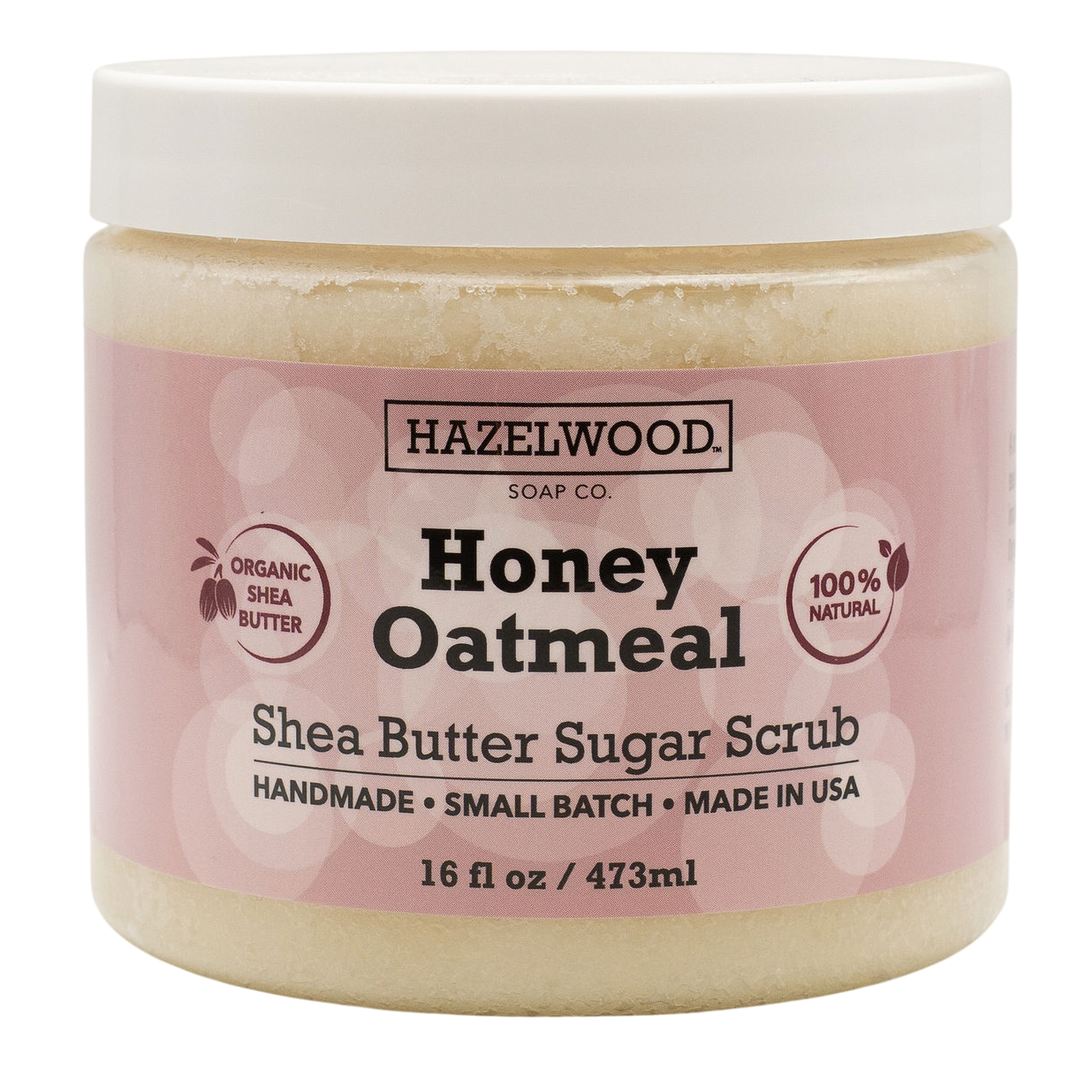 HSCo Honey Oatmeal Shea Butter Sugar Scrub