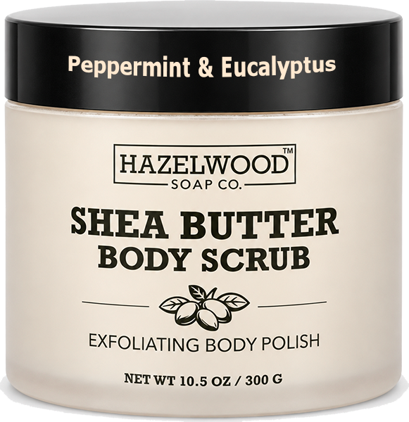 HSCo Peppermint & Eucalyptus Shea Butter Sugar Scrub