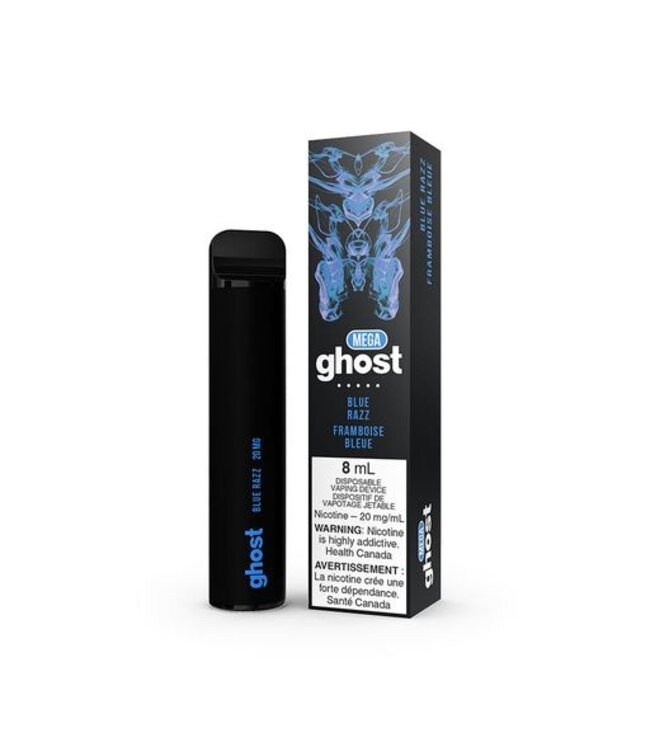 GHOST MEGA BLUE RAZZ 20MG single