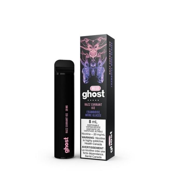 GHOST MEGA  RAZZ CURRANT ICE 20MG single