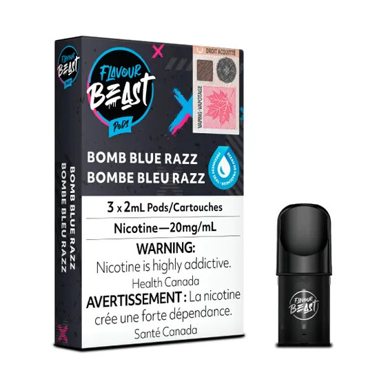 FLAVOUR BEAST POD BOMB BLUE RAZZ 20MG