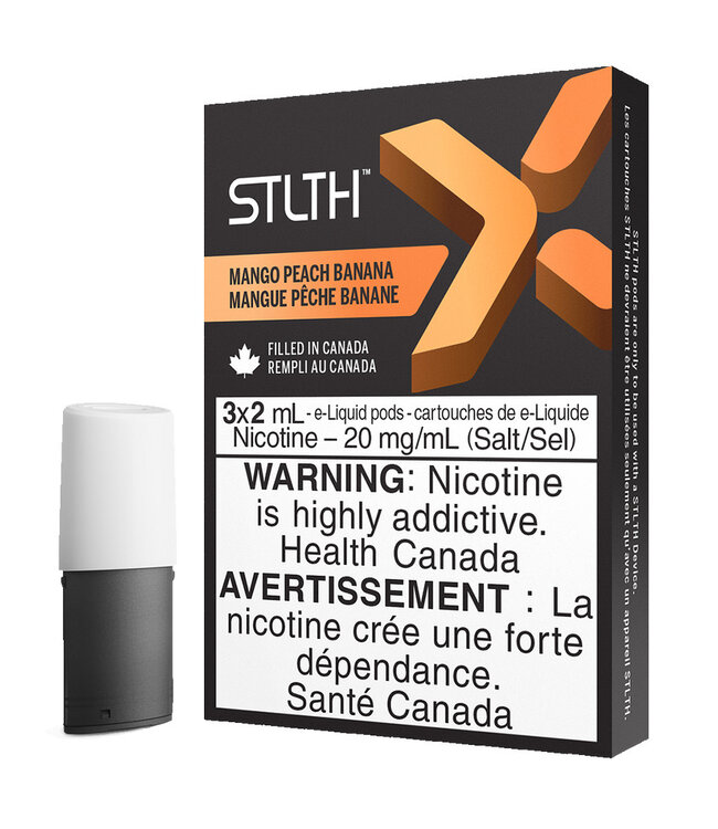 STLTH X POD MANGO PEACH BANANA