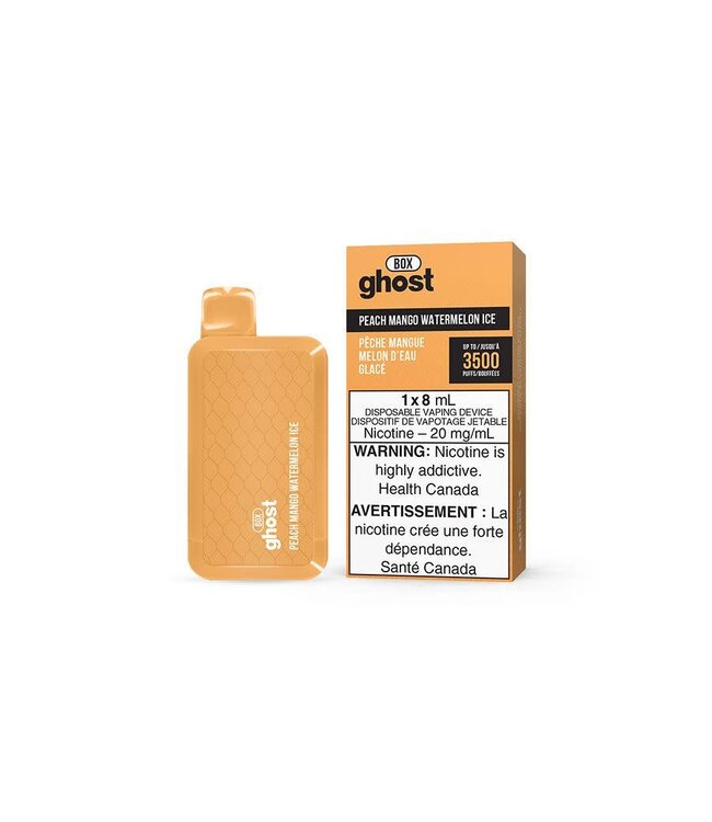 GHOST BOX 3500 PUFFS PEACH MANGO WATERMELON ICE